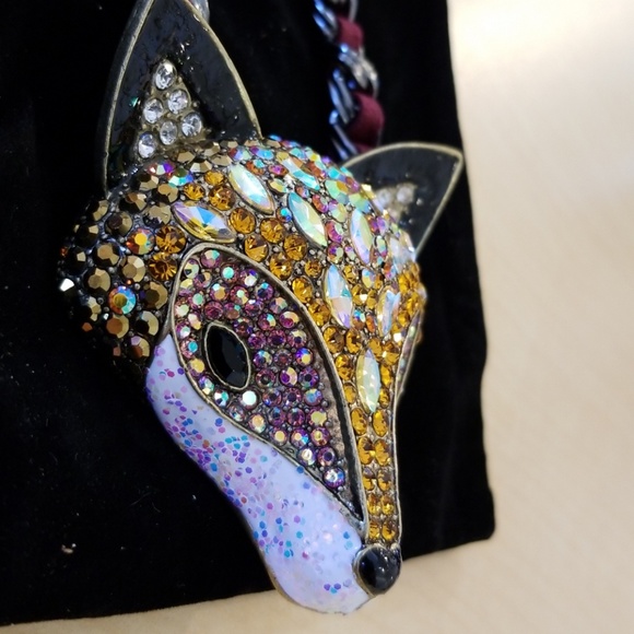 Betsey Johnson Jewelry - Sun sale Betsey Johnson statement fox necklace